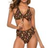 Adugen Origei Retro Mushroom Women's Bikini Swimsuit Triangle Bathing Swimsuit Beach Party XL view 1