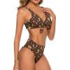 Adugen Origei Retro Mushroom Women's Bikini Swimsuit Triangle Bathing Swimsuit Beach Party XL view 4