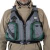 BLUESTORM Motive Kayak Life Jacket (PFD) | Fully Adjustable | Lined Pockets | US Coast Guard Approved | for Kayaking, Paddling, Fishing and More (Hunter Green, Small/Medium) view 4