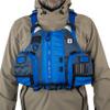 BLUESTORM Kinetic Fishing Life Jacket (PFD) | Fully Adjustable | Slim Back | Large Pockets | US Coast Guard Approved | for Kayaking, Fishing and More (DEEP Blue, Small/Medium) view 4