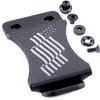HolsterSmith KYDEX Belt Clip for Holsters & Sheaths  (FOMI Design - w/USA Flag - Wavy) - (Fits 1.50in Belts) - (Inside-The-Waistband/IWB) - (USA Made) - (w/Mounting Hardware) - (2 Pack) view 2