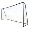 Vallerta Premier 24 X 8 FT. Regulation Size Soccer Goal w/Premium Weatherproof HDPE 4MM Net. Strongest 50MM Diameter Black Steel Frame w/Corrosion Resistant Coating. 8x24 Foot Design(1Net) view 1