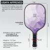 Pickleball Paddles Set of 2, 2026 USAPA Approved Pickleball Set, Fiberglass Lightweight Pickle Ball Rackets 2 Pack, 2 Outdoor Pickleball, 2 Indoor Pickleball Balls, 1 Pickleball Bag for Women and Men view 2