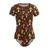 Adugen Origei Bikini Retro Mushroom Bathing Suit Women's Swimwear One-Piece Swimsuit Tummy Control Swimsuits XL view 1