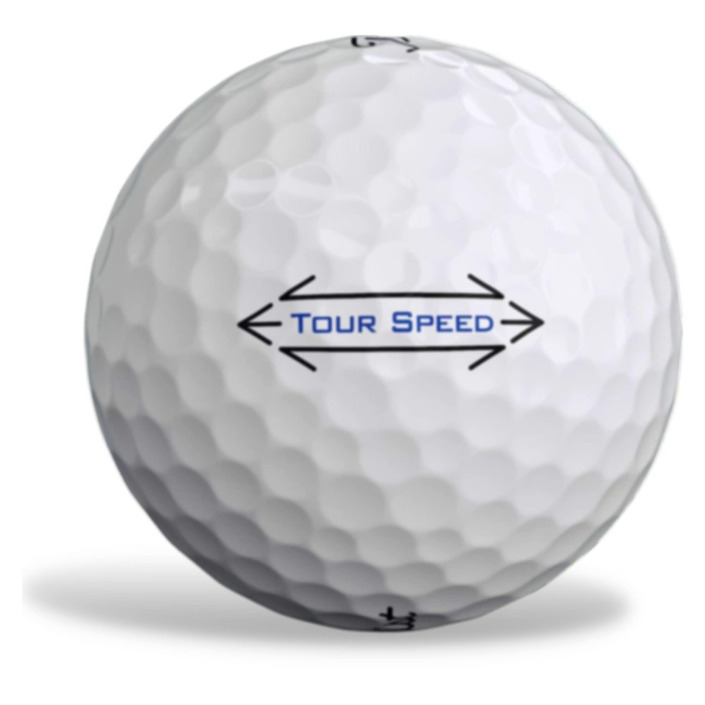 Golf Ball Monkey Cheap Recycled for Titleist Tour Speed Golf Balls White 72 Pack - 4A / Near Mint Used for Titleist Golfballs Tour Speed for Men and for Women (Packaging May Vary)
