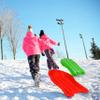 Era 37-inch Booster Adventurer Sled with Tow Rope  1 Rider Kids' Plastic Toboggan, Red view 2