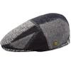EPOCH Men's Herringbone Wool Tweed Newsboy Ivy Cabbie Driving Cap (as1, Alpha, x_l, 2761-brown) view 2