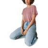 Lucky Brand Women's Sandwash Twist Back Tee, Rose Brown, X-Large view 4