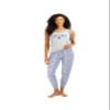 Lucky Brand Women's Pants Set, 3 Piece T-Shirt, Tank, Top, and Joggers, Casual Everyday Loungewear for Women (S-XL), Size X-Large, Heather Grey view 2