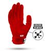 Nxtrnd G3 Padded Football Gloves, Sticky Padded Receiver & Lineman Gloves (Red, X-Large) view 2
