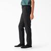 Dickies Womens Skinny Twill Pants, Rinsed Black, 25 US view 2