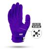 Nxtrnd G3 Padded Football Gloves, Sticky Padded Receiver & Lineman Gloves (Purple, XX-Large) view 2