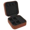 Personalized Birth Flower Jewelry Box Travel Case (Rawhide, June - Honeysuckle) view 3