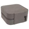 Personalized Birth Flower Jewelry Box Travel Case (Grey, July - Water Lily) view 4