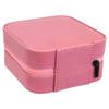 Personalized Birth Flower Jewelry Box Travel Case (Pink, November - Mums) view 4