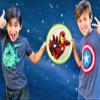 JA-RU Marvel Avengers Glow in The Dark Flying Discs for Kids (1 Iron Man Flying Disc Toy) 9 Inch Flying Saucer Toy | Fetching Toys for Dogs | Glow in The Dark Pool Toys. C-6830-1 view 2