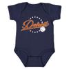 Detroit Vintage Kid's Baby Bodysuit for Baseball Fans (Navy, 24M) view 1