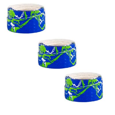 Deras Set of 3 Grips Baseball, Tennis, Padel, Softball Anti-Slip Bat Grip (TB02 Blue ASP)