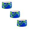Deras Set of 3 Grips Baseball, Tennis, Padel, Softball Anti-Slip Bat Grip (TB02 Blue ASP)
