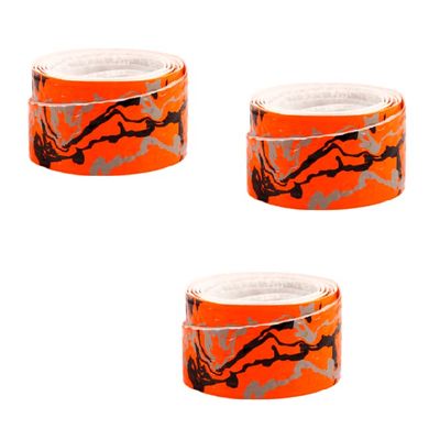 Deras Set of 3 Grips Baseball, Tennis, Padel, Softball Anti-Slip Bat Grip (TB03 Orange ASP)