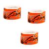 Deras Set of 3 Grips Baseball, Tennis, Padel, Softball Anti-Slip Bat Grip (TB03 Orange ASP) view 1
