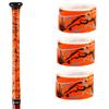 Deras Set of 3 Grips Baseball, Tennis, Padel, Softball Anti-Slip Bat Grip (TB03 Orange ASP) view 2