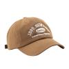 Classic 1989 New York Letters Embroidery Canvas Low Profile Baseball Cap Trucker Hat Running Golf All Seasons Unisex Brown One Size view 1