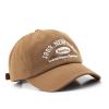 Classic 1989 New York Letters Embroidery Canvas Low Profile Baseball Cap Trucker Hat Running Golf All Seasons Unisex Brown One Size view 2