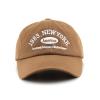 Classic 1989 New York Letters Embroidery Canvas Low Profile Baseball Cap Trucker Hat Running Golf All Seasons Unisex Brown One Size view 3