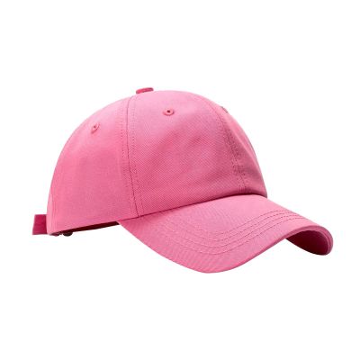Classic Plain Cotton Low Profile Baseball Cap Trucker Dad Cap Classic Adjustable Golf Tennis Simple Outdoor Unisex Pink One Size