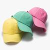 Classic Plain Cotton Low Profile Baseball Cap Trucker Dad Cap Classic Adjustable Golf Tennis Simple Outdoor Unisex Pink One Size view 2