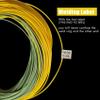 Riverruns Fly Fishing Floating Line with Welded Loop Weight Forward Fly Lines 85FT WF3 4 5 6 7 8F (Green+Yellow, WF3F) view 3