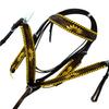 Western Horse Headstall Bridle Breast Collar Tack Set Leather Floral Tooled Handmade Full Cob Pony Breastplate ME-HBC-023C (Cob) view 1