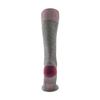 Gordini Women's Burke Lightweight Ski Over-The-Calf Sock, Heather Grey/Purple, Large view 2
