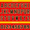 Personalize Your Own Team Basketball Uniform Suit for Kids Adults with Your Custom Name and Number (Red-Yellow) view 4