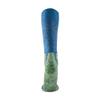 Gordini Women's Sterling Heavyweight Ski Over-The-Calf Sock, Blue/Lime, Large view 2
