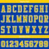 Personalize Your Own Team Basketball Uniform Suit for Kids Adults with Your Custom Name and Number (Royal-Yellow) view 4