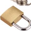 20mm Small Padlock Mini Luggage Lock Bag Travel Suitcase Zip(Color:Gold) Useful and Nice view 3
