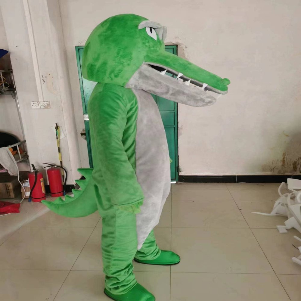 FurryMascot Crocodile Alligator Waver Custom Mascot Costume Party Carnival Mascotte Costumes S M L XL XXL