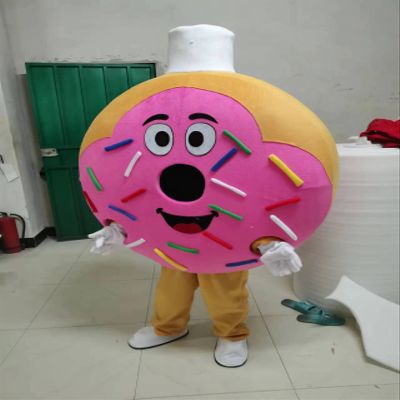 FurryMascot Doughnut Donut Cake Waver Custom Mascot Costume Party Carnival Mascotte Costumes S M L XL XXL