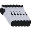 ASICS Unisex Y INVASION NO SHOW SOCKS Training Accessories, L, MED GREY/BLACK view 1