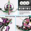 Fishing Reel, 14+1 Stainless Steel Ball Bearings, 5.0:1 High Speed Gear Ratio, Ultra Smooth Powerful Spinning Reels with CNC Line Management Graphite Frame for Freshwater view 4