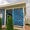CHEVVY Camouflage Netting Blue Camo Net Blind 2x3m/3x4m/4x5m/10x10m 210D Oxford Cloth Camouflage Net Outdoor Camping Pool Decoration Marine Blue Camouflage Net (Size : 3x3m/9.8x9.8ft) view 2