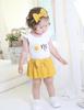 Aslaylme Baby Girl 1st Birthday Outfit First Birthday Clothes Infant Girl Sun Skirt Set (Sun,6-12 Months) view 2