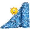CHEVVY Camouflage Netting Blue Camo Net Blind 2x3m/3x4m/4x5m/10x10m 210D Oxford Cloth Camouflage Net Outdoor Camping Pool Decoration Marine Blue Camouflage Net (Size : 4x8m/13x26.2ft) view 1