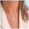 Andelaisi Gold Butterfly Y Drop Necklace Boho Butterfly Choker Necklace Long Tassel Butterflies Necklaces Vintage Butterflies Chain Necklaces Jewelry for Women view 4