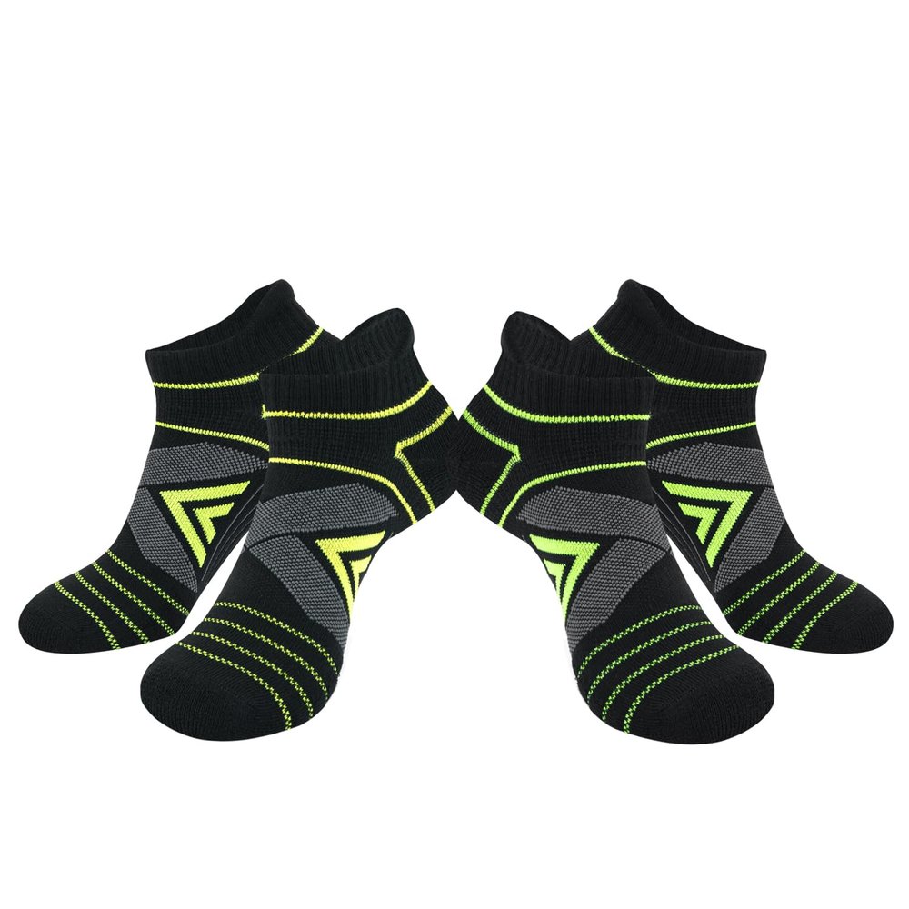 KC-TAHO Compression Ankle Socks For Man (4 Pairs) Cushioned Arch Support Athletic Socks for Running, Golf & Sports