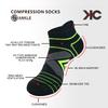 KC-TAHO Compression Ankle Socks For Man (4 Pairs) Cushioned Arch Support Athletic Socks for Running, Golf & Sports view 3