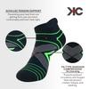 KC-TAHO Compression Ankle Socks For Man (4 Pairs) Cushioned Arch Support Athletic Socks for Running, Golf & Sports view 4