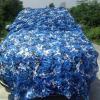 CHEVVY Military Camo Net Roll, Large Woodland Camo Netting, Outdoor Camping Camouflage Netting Cover, for Theme Decoration Hunting Shooting Blinds, Blue (Size : 10x10m/32.8x32.8ft) view 2